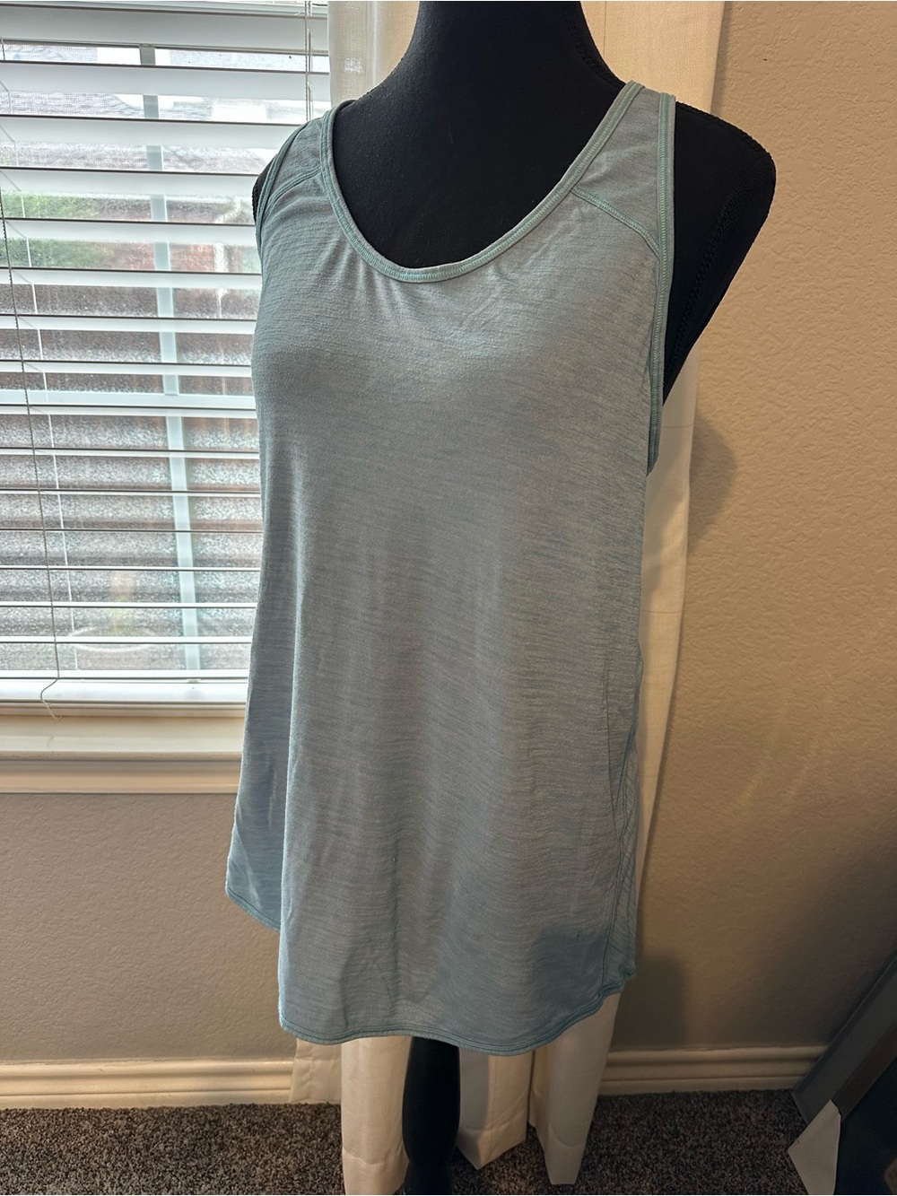 lululemon athletica Light Blue Scoop Neck Tank